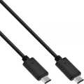 InLine USB 3.2 Gen.2 Cable, USB Type-C male/male, black, 0,5m