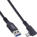InLine® USB 3.2 Gen.1 cable, USB-C angled - USB-A for VR, black, 5m