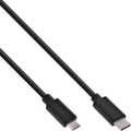 USB 2.0 Cable, Type C male to Micro-B male, black, 2m
