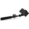 Selfie Stick 4 Legs with Mini Tripod aluminium black max. 0.75m