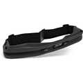 InLine® sport belt bag Duo black, stretch, waist circumference 78-125cm
