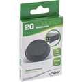 Rubber pads 20pcs Pack black, flat shape 1,2cm