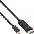 USB Display Cable, USB Type-C male to HDMI male (DP Alt Mode), 4K2K, black, 1m