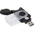 USB 3.0 Mobile card reader for SD, SDHC, SDXC, microSD