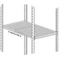 1U Heavy-Duty Shelves, Depth-Adjust, depth: 350-600mm, max. 150kg zwart