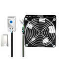 Complete built-in fan set for wall-mounted housing incl. Thermostat and connection cables