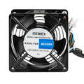 Complete built-in fan set for wall-mounted housing incl. Thermostat and connection cables
