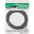 InLine Patch cable, Cat.6A, S/FTP, PUR industrial, black, 25m