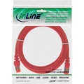 InLine Patch cable, S/FTP (PiMf), Cat.6, halogen-free, copper, red, 3m