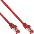InLine Patch cable, S/FTP (PiMf), Cat.6, halogen-free, copper, red, 1.5m
