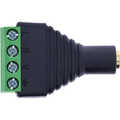 InLine 3.5mm jack socket 4-pin stereo/micro to terminal block