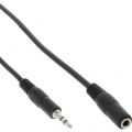 InLine Audiokabel,  3.5mm M/V, Stereo, 3m