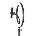 Smartphone ring light tripod with remote shutter, height adjust