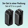 Universele smartphonehouder, set van 2, 4,7-6,9inch, 360graden draaibaar, zwart