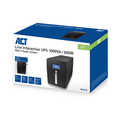 ACT UPS, 1000 VA, 2x IEC C13, 2x type F female, 1x USB, 1x RS232