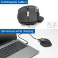 ACT Draadloze bluetooth muis met USB ontvanger zwart