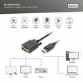 DisplayPort Adapter Cable, Type DP-DVI (24+1) M/M, 1.0m, w/interlock, DP 1.1a, bl