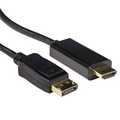 ACT Verloopkabel DisplayPort male naar HDMI-A male, 4K/30Hz 1,80m