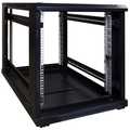 12U mini serverkast met geperforeerde deur 600x1000x720mm (BxDxH)