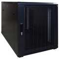 12U mini serverkast met geperforeerde deur 600x1000x720mm (BxDxH)