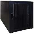 12U mini serverkast met geperforeerde deur 600x1000x720mm (BxDxH)