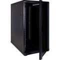 22U serverkast met glazen deur 600x1000x1200mm (BxDxH)