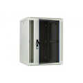 27U witte wandkast met glazen deur 600x600x1400mm (BxDxH)