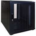 12U mini serverkast met geperforeerde deur 600x800x720mm (BxDxH)