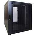 18U serverkast met geperforeerde deur 800x1000x1000mm (BxDxH)