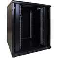 18U, 19Inch serverkast, glazen deur (BxDxH) 800x800x916mm