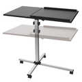 Projector/laptop trolley, height adjustable, tilt, 10 kg max.