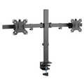 Dual monitor mount for sit-stand workstation, 17–27