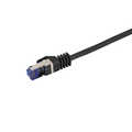 Patch cable Cat.6A S/FTP Ultraflex GHMT certified, black 1.0m