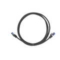 Patch cable Cat.6A S/FTP Ultraflex GHMT certified, black 1.0m