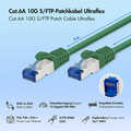 Patch cable Cat.6A S/FTP Ultraflex GHMT certified, green  2.0m