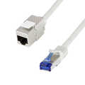 Consolidation point patch cable, Cat.6A, S/FTP, grey, 25 m