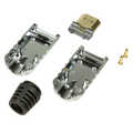 HDMI Connector for Self Assembling, A/M, metal, silver