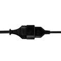 Power cord extension, Euro CEE 7/16, 3m, black