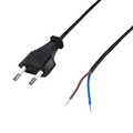 Power cable, CEE 7/16 to open end, black, 1.5 m