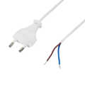 Power cable, CEE 7/16 to open end, white, 1.5 m