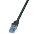 Patch cable Econline, Cat.6A, U/UTP, black, 5 m