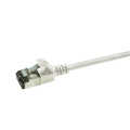 Slim CAT6A patchkabel U/FTP PIMF SlimLine wit 0,3m