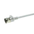 Slim CAT6A patchkabel U/FTP PIMF SlimLine grijs 0,3m