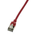 Slim CAT6A patchkabel U/FTP PIMF SlimLine rood 1,5m