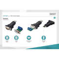 USB 2.0 to serial Converter, RS485 incl. USB A Cable 80cm USB A M / USB A F