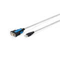 USB to DB9 RS232 cable with FT232RNL Chipset Transparent PVC Jacket, 1.8 m
