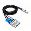 100G QSFP28 to 4xSFP28 Passive Cable 30AWG 0,5m