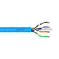 CAT 6A U-UTP installation cable, 500 MHz Dca (EN 50575), AWG 23/1, 305 m drum, Sx, blue