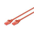 CAT 6 U-UTP patch cord, Cu, LSZH AWG 26/7, length 2 m, color red