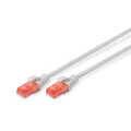 CAT 6 U-UTP patch cord, Cu, LSZH AWG26/7, length 5 m, color grey
